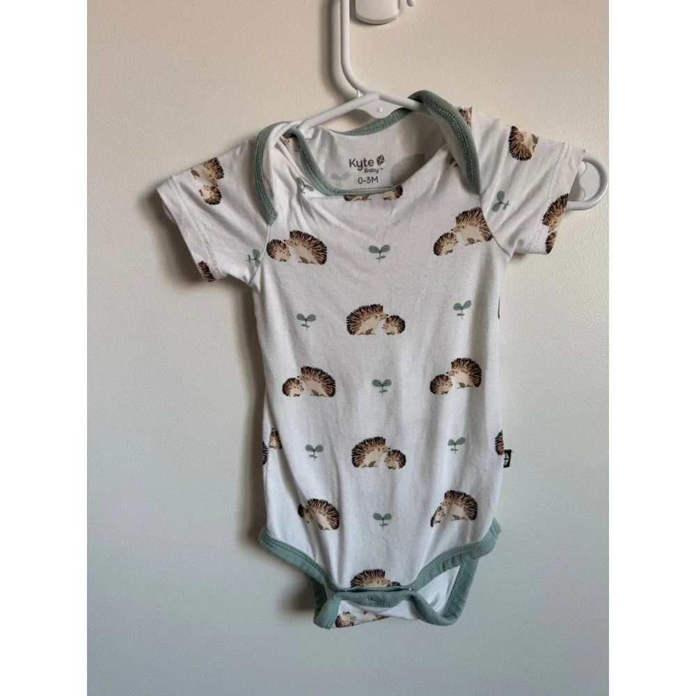 Kyte Baby Hedgehog Bamboo Bodysuit 0-3M